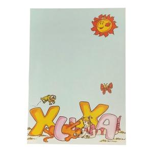 Papel de Carta Xuxa azul