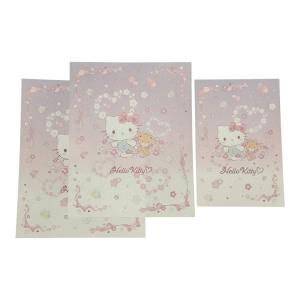 Papel de Carta Hello Kitty Flores