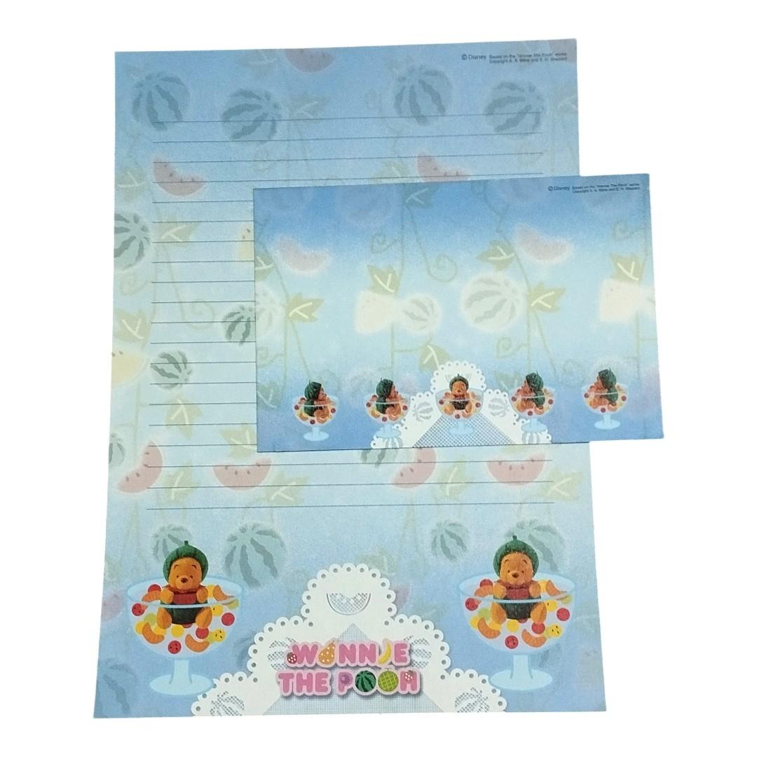 Papel de Carta Pooh Melância 2