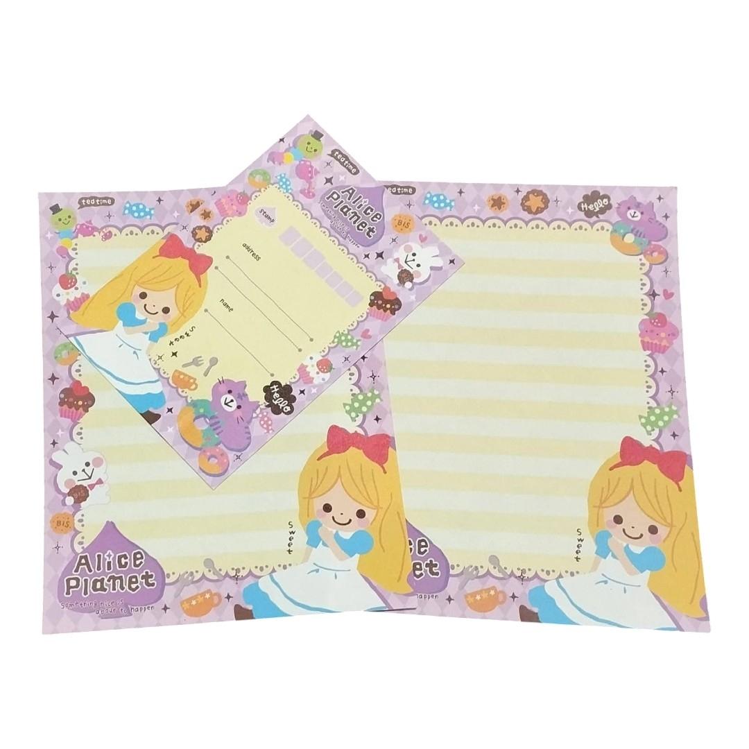 Papel de carta Alice Planet 5