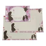 Papel de carta Alice Silhouette Roxo