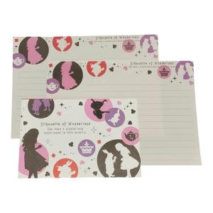 Papel de Carta Alice Silhouette Branco
