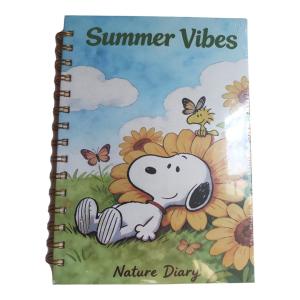 Caderno Espiral Snoopy A5 Summer