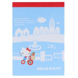 Bloco de notas 50 anos Hello Kitty Bike