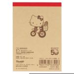 Bloco de notas 50 anos Hello Kitty Bike