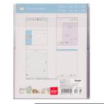 Bloco de Papel de Carta Sanrio Characters Blue