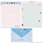 Bloco de Papel de Carta Sanrio Characters Blue