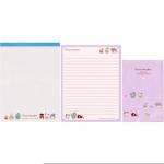 Bloco de Papel de Carta Sanrio Characters Blue