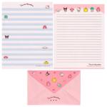 Bloco de Papel de carta Sanrio Characters Pink