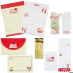 Bloco de Papel de carta Sanrio Characters Cafe