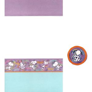 Postalette Snoopy Azul e Lilás Dance