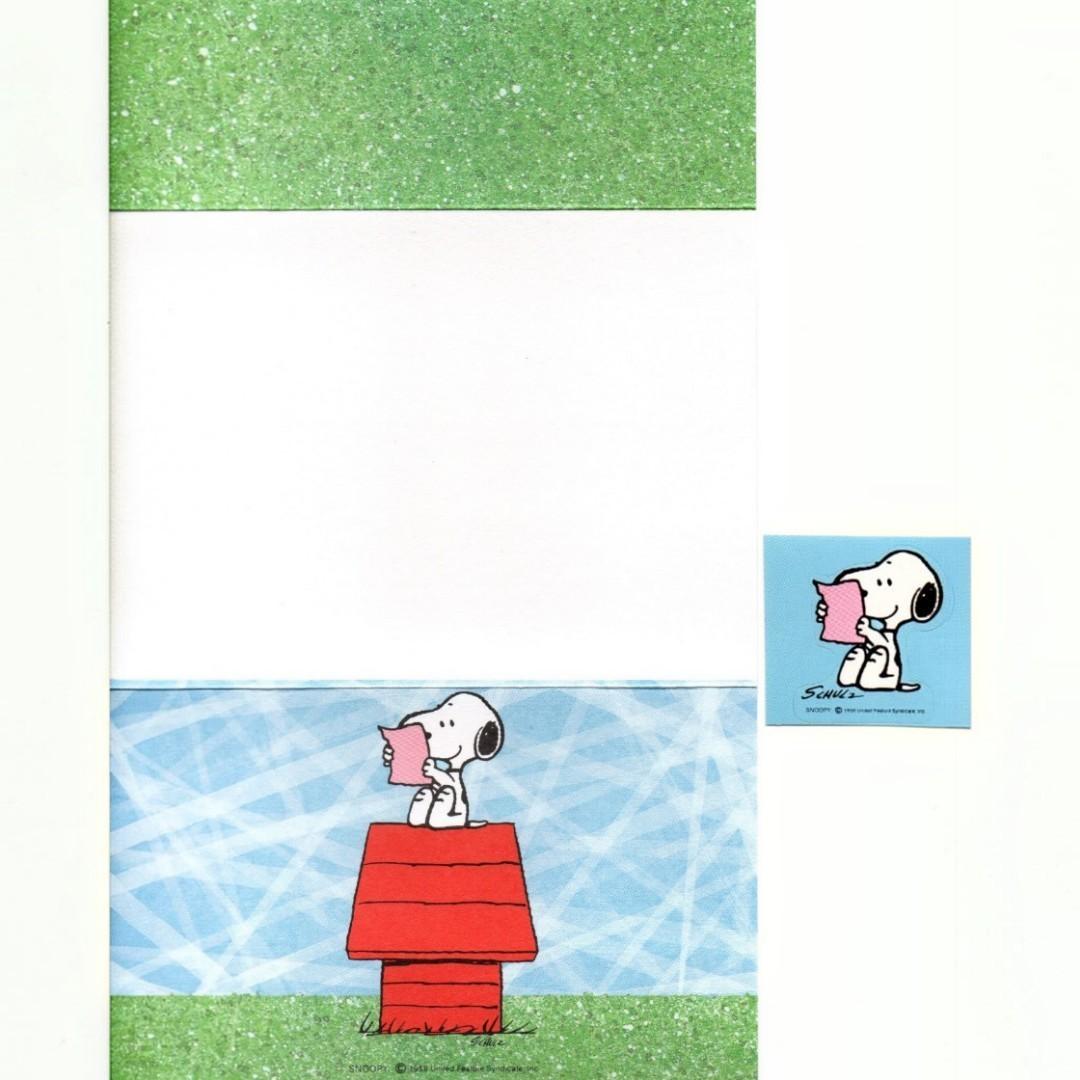 Postalette Snoopy Azul Jardim