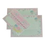 Papel de carta Little Twin Stars Pônei Rosa