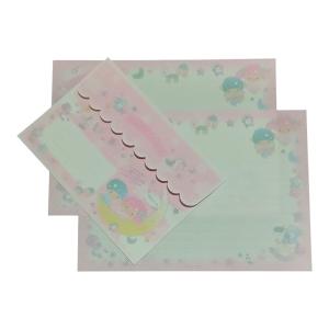 Papel de carta Little Twin Stars Pônei Rosa