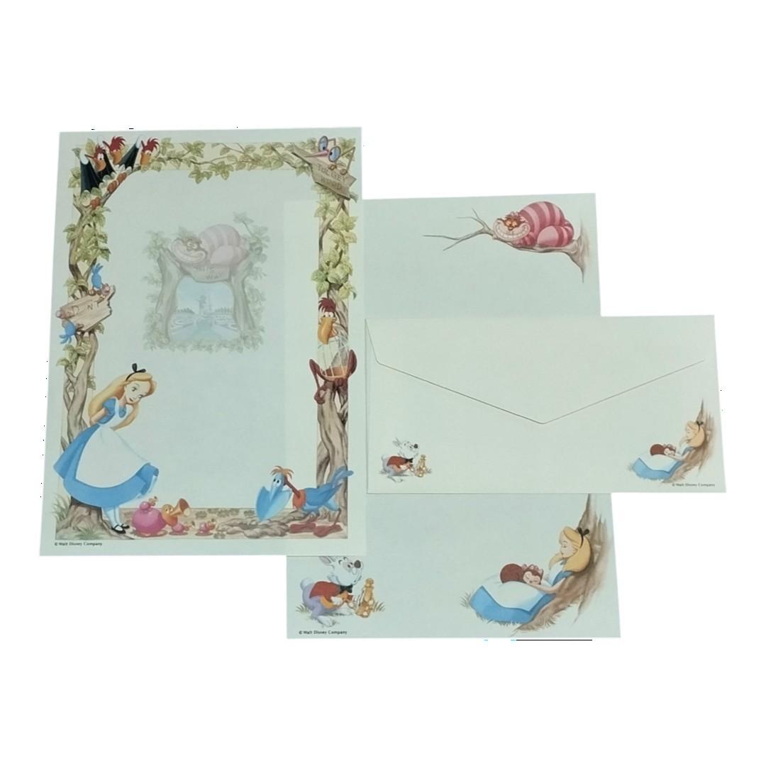 Papel de carta Disney Alice Árvore