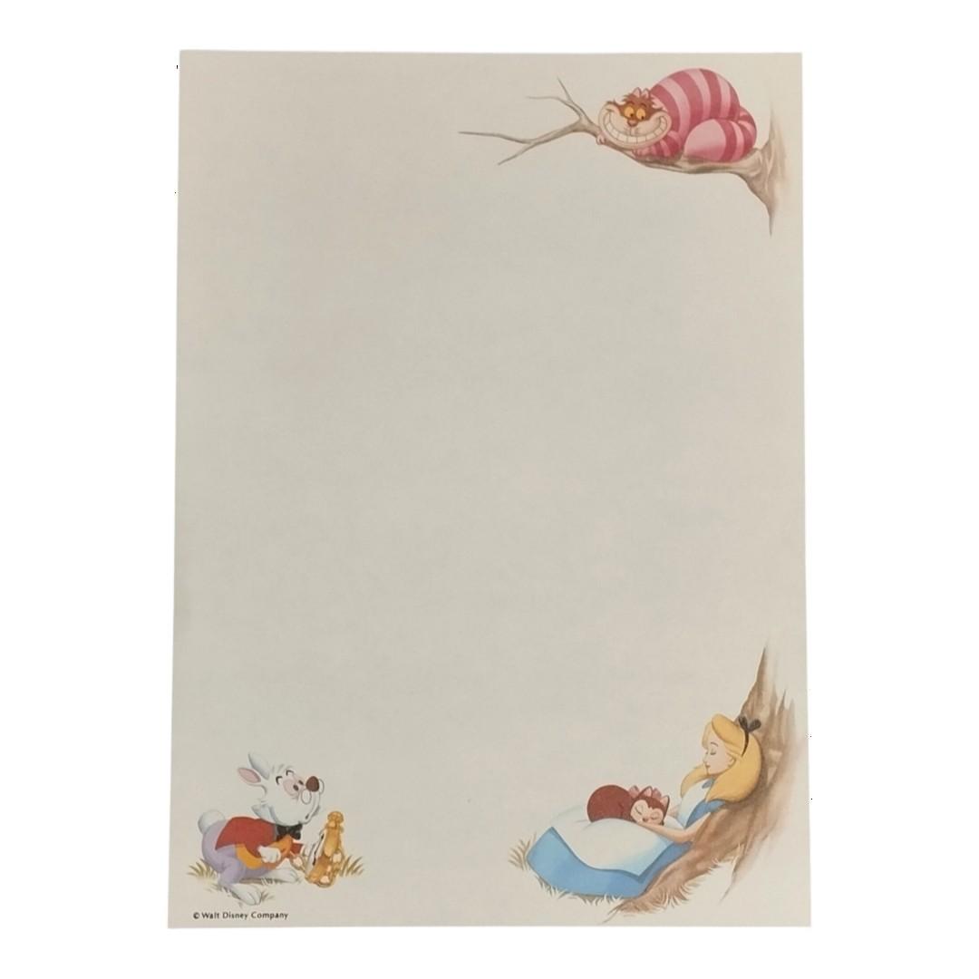 Papel de carta Disney Alice Árvore