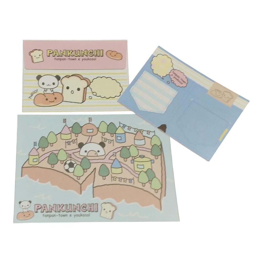 Papel de carta Sanrio Pankunchi cidade