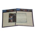 Papel de carta Harry Potter azul