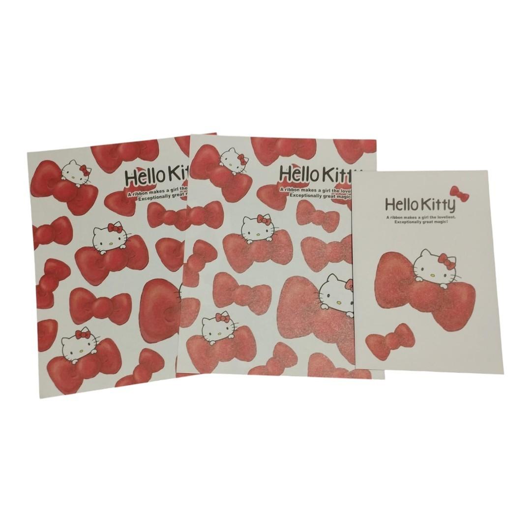 Papel de carta Hello Kitty Laços vermelhos