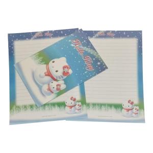 Papel de carta Hello Kitty Regional Boneco de neve