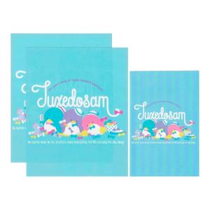 Papel de carta Sanrio Tuxedosan esverdeado