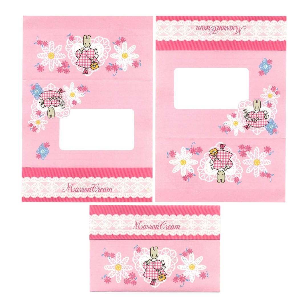 Papel de carta Sanrio Marron Cream Vintage