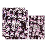 Papel de carta Sanrio Kuromi carinhas