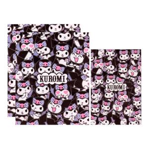 Papel de carta Sanrio Kuromi carinhas
