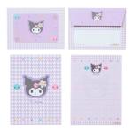 Papel de carta Sanrio Kuromi xadrez