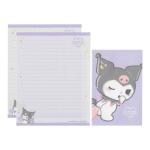 Papel de carta Sanrio Kuromi lilás