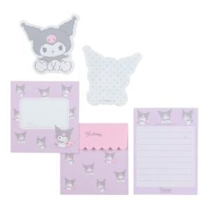 Papel de carta Sanrio Kuromi recortado mini
