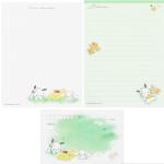 Papel de carta Sanrio Characters Nuvens B