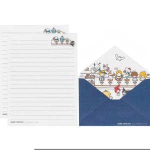 Papel de carta Sanrio Characters Azul