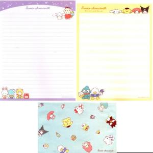 Papel de carta Sanrio Characters Turma B