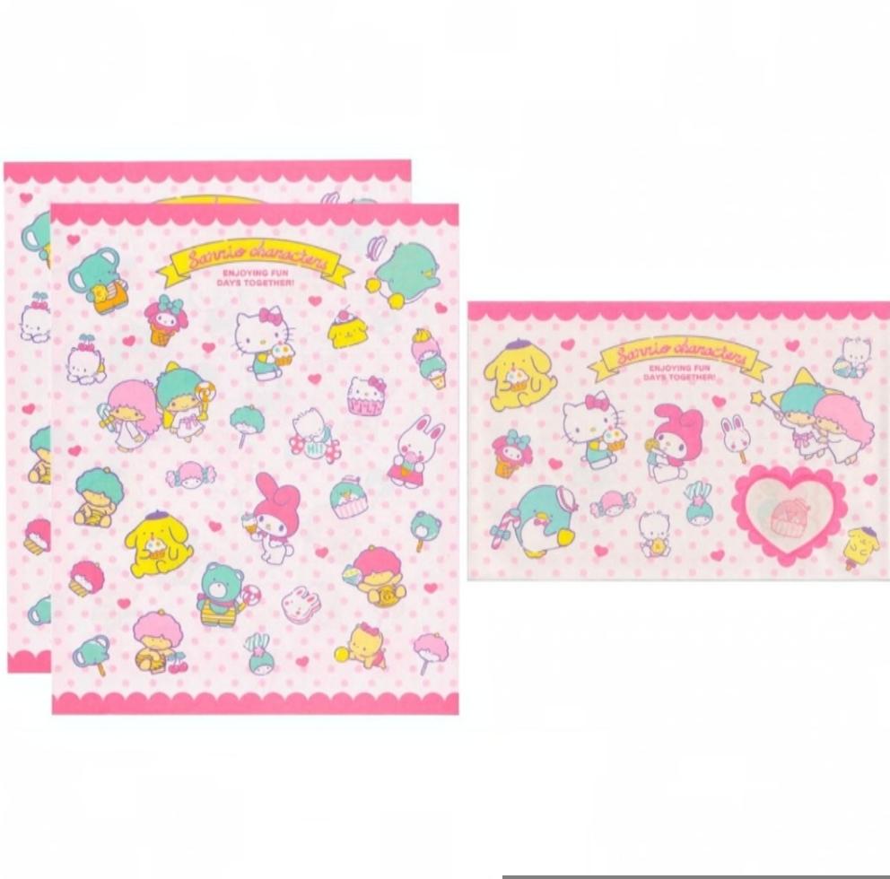Papel de carta Sanrio Characters Cupcake