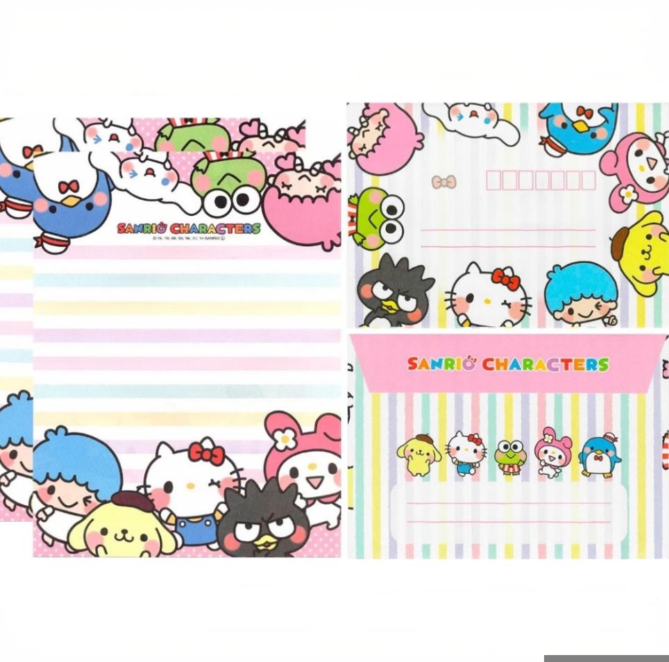 Papel de carta Sanrio Characters torcida A