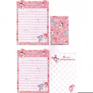 Papel de carta Sanrio Characters Tokidoki rosa