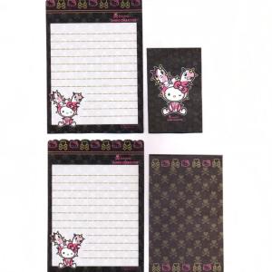 Papel de carta Sanrio Characters Tokidoki Black