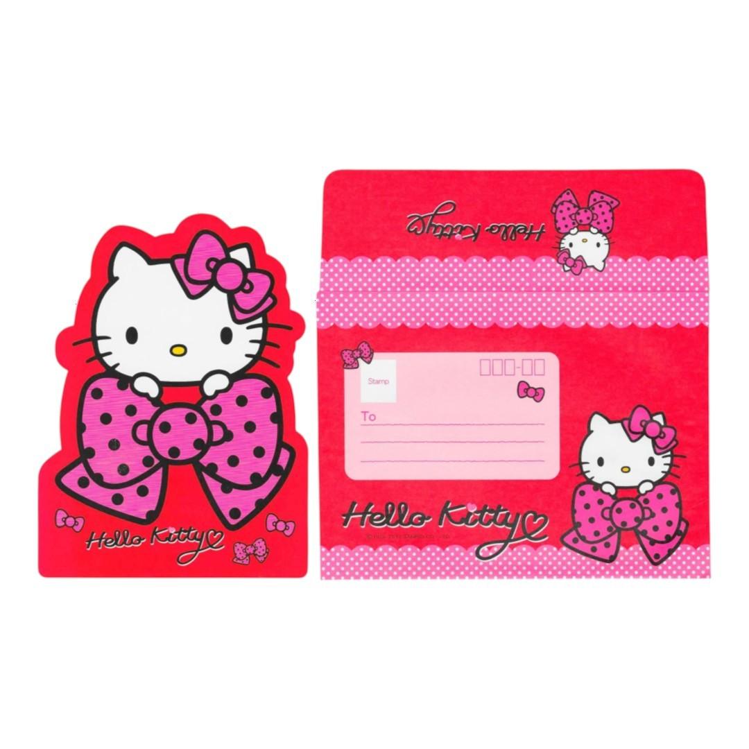Papel de carta Sanrio Hello Kitty laço