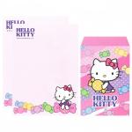 Papel de carta Sanrio Hello Kitty balas coloridas