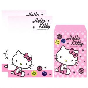 Papel de carta Sanrio Hello Kitty Poá