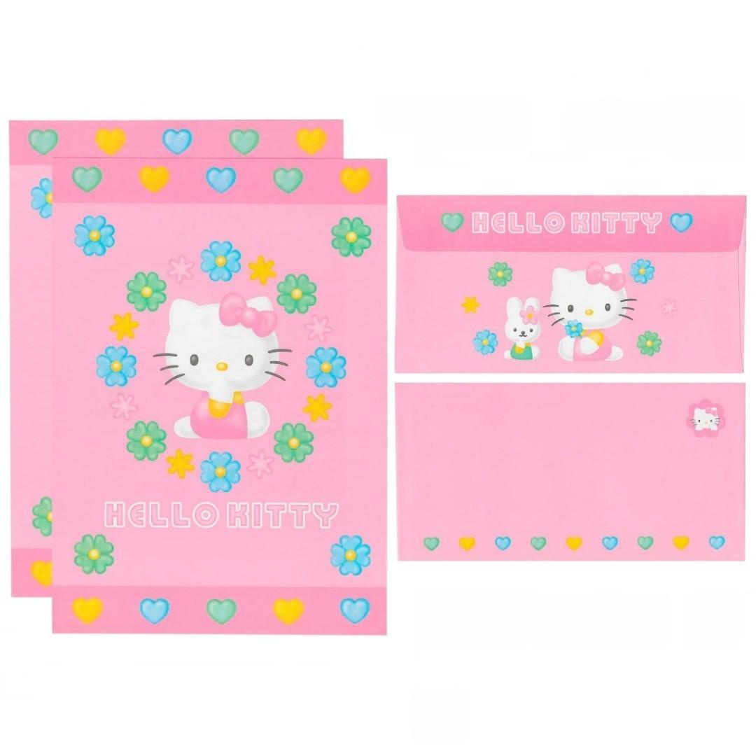 Papel de carta Sanrio Hello Kitty Rosa grande