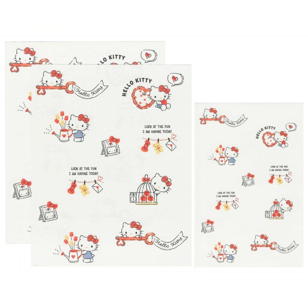 Papel de carta Sanrio Hello Kitty Garden