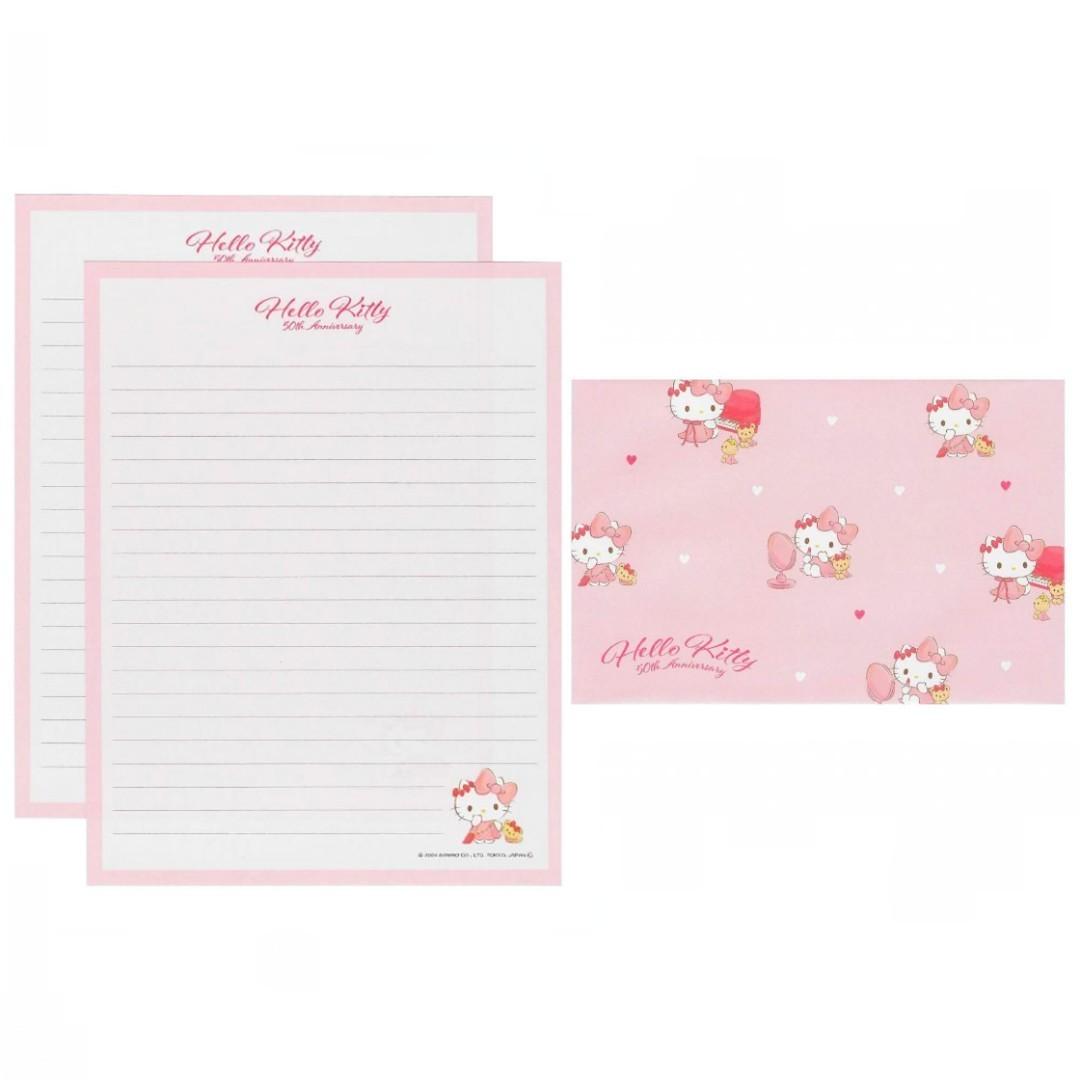 Papel de carta Sanrio Hello Kitty 50 th A