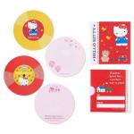 Papel de carta Sanrio Hello Kitty mini discos