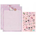 Papel de carta Sanrio Hello Kitty lilás