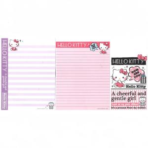 Papel de carta Sanrio Hello Kitty cheerful A