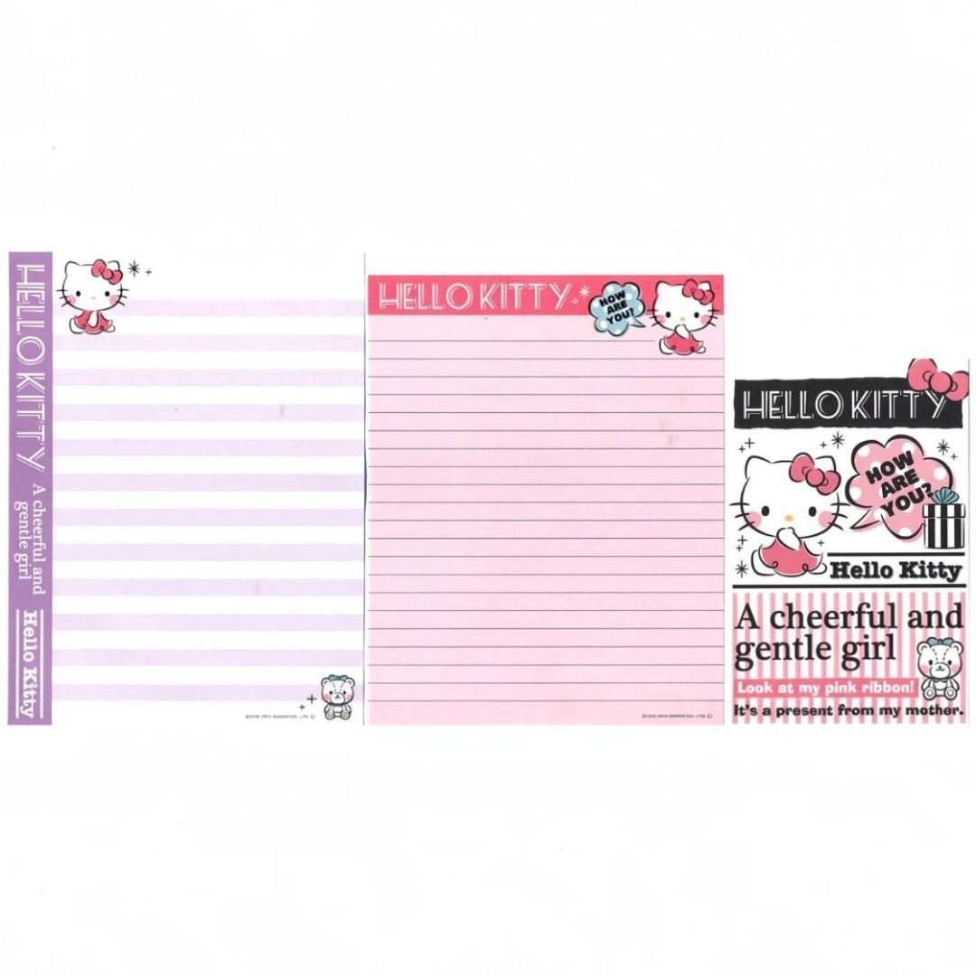 Papel de carta Sanrio Hello Kitty cheerful A