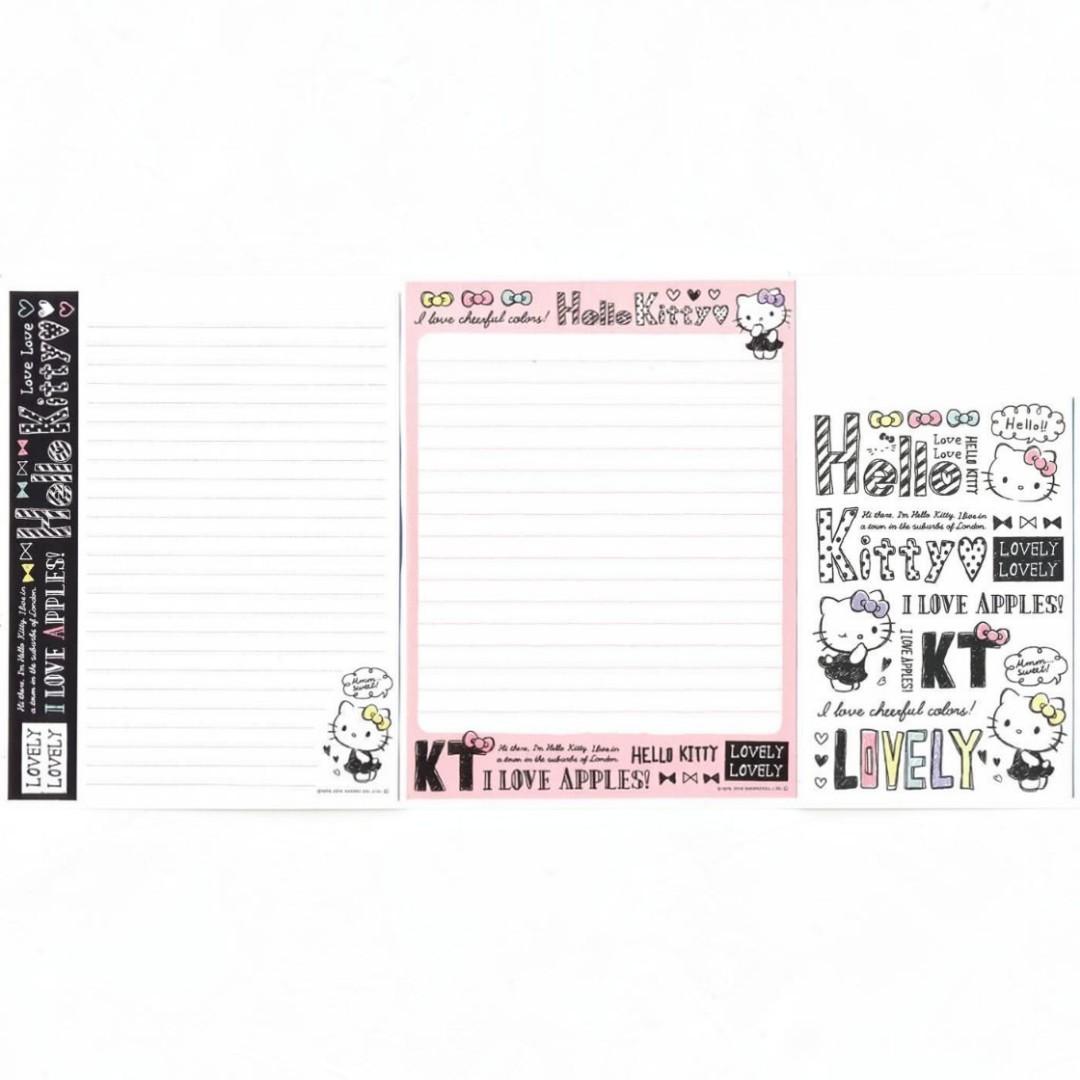 Papel de carta Sanrio Hello Kitty lovely B