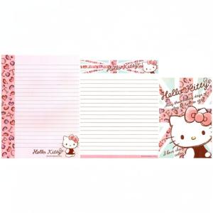 Papel de carta Sanrio Hello Kitty leopard print B